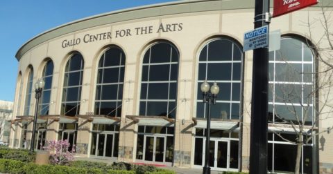 Exterior of the Gallo Center for the Arts in Modesto, March 2012.