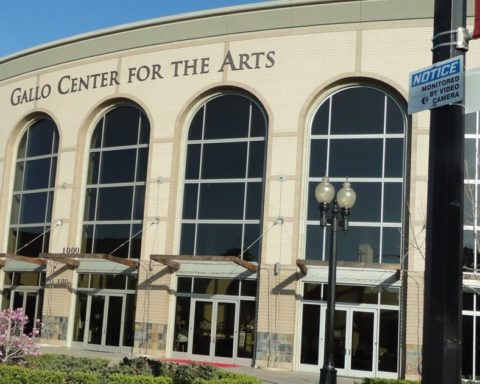 Exterior of the Gallo Center for the Arts in Modesto, March 2012.