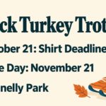 Turlock Turkey Trot 2026: October 21 shirt deadline; November 21 race day at Donnelly Park.