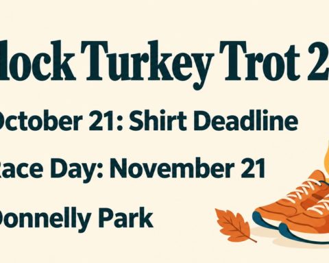Turlock Turkey Trot 2026: October 21 shirt deadline; November 21 race day at Donnelly Park.
